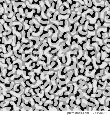 Vector hand drawn monochrome purifier fish skin seamless pattern Vector hand drawn monochrome purifier fish skin seamless pattern 73458682