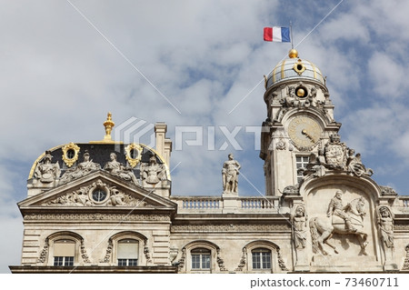 The city hall of Lyon, France 73460711
