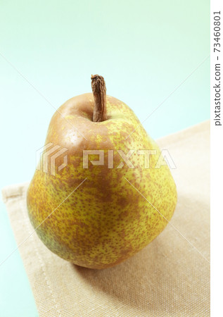 薄荷綠色和原始織物上的梨 薄荷綠色和原始織物上的梨 73460801