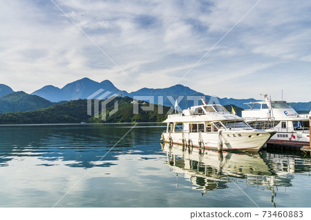 Scenery of Sun Moon Lake, the famous attraction in Taiwan, Asia. 73460883