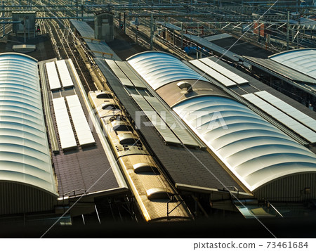 Platform seen from JR Osaka Station Space-Time Square 73461684