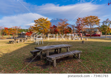 (Shizuoka) Mt. Fuji seen from Asagiri Food Park 73461783