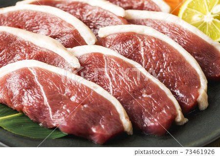 Ai duck breast meat slice from Iwate prefecture Ai duck breast meat slice from Iwate prefecture 73461926