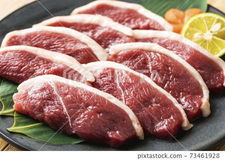 Ai duck breast meat slice from Iwate prefecture Ai duck breast meat slice from Iwate prefecture 73461928