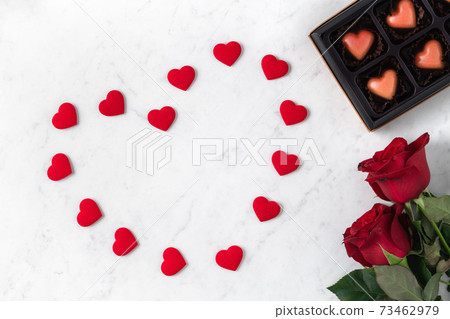 情人節 大餐 紅酒 玫瑰 禮物盒 Valentine Day Wine Gift バレンタイン 73462979