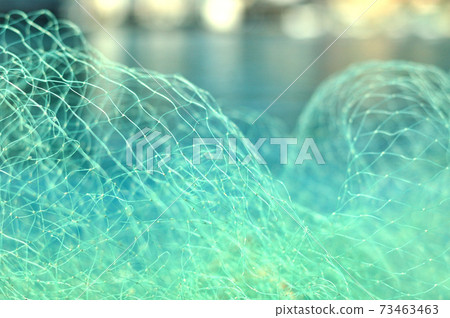 Fishing net for Shirasu fishing at Yosou Port Fishing net for Shirasu fishing at Yosou Port 73463463