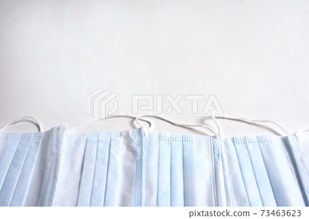 Virus protection mask on a white background. Virus protection mask on a white background. 73463623