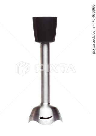 nozzle with cutting knives submersible blender, detail isolated on white background. 73466960