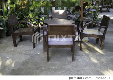 Beautiful summer green garden minimal style Beautiful summer green garden minimal style 73468305