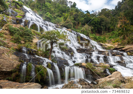 Mae Ya waterfall at Doi Inthanon national park, Chom Thong District,Chiang Mai Province, Thailand Mae Ya waterfall at Doi Inthanon national park, Chom Thong District,Chiang Mai Province, Thailand 73469832