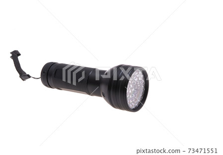 ultraviolet flashlight isolated 73471551