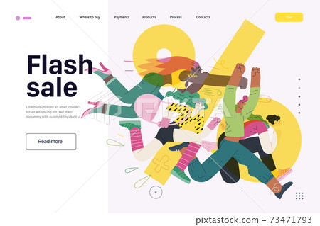 Discounts, sale, promotion, web template 73471793