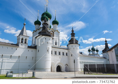 view of the Resurrection Church, photo taken on a sunny summer day view of the Resurrection Church, photo taken on a sunny summer day 73472762