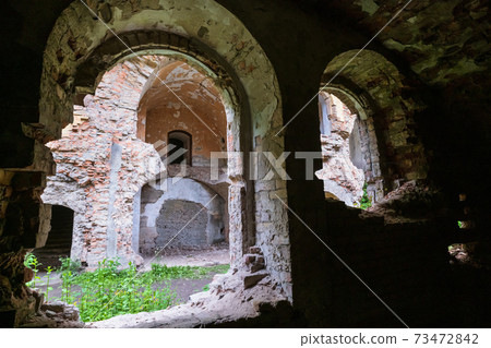 Abandoned Military Tarakaniv Fort basements (other names - Dubno Fort, New Dubna Fortress) - a defensive structure, an architectural monument of 19th century, Tarakaniv, Rivne region, Ukraine. Abandoned Military Tarakaniv Fort basements (other names - Dubno Fort, New Dubna Fortress) - a defensive structure, an architectural monument of 19th century, Tarakaniv, Rivne region, Ukraine. 73472842