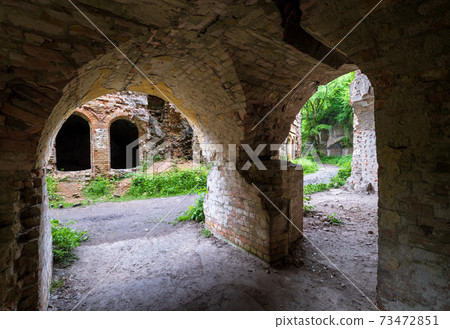 Abandoned Military Tarakaniv Fort (other names - Dubno Fort, New Dubna Fortress) - a defensive structure, an architectural monument of 19th century, Tarakaniv, Rivne region, Ukraine. Abandoned Military Tarakaniv Fort (other names - Dubno Fort, New Dubna Fortress) - a defensive structure, an architectural monument of 19th century, Tarakaniv, Rivne region, Ukraine. 73472851