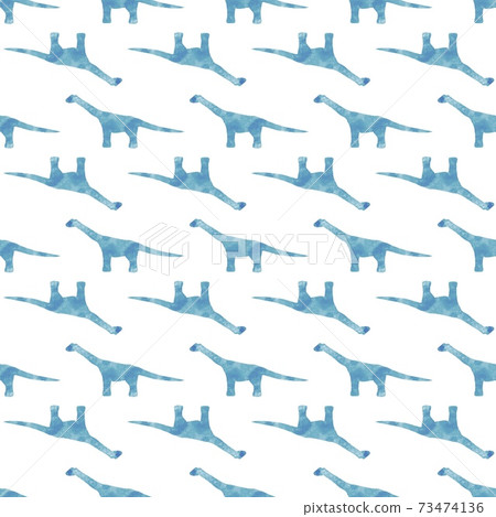 Brachiosaurus pattern illustration - Stock Illustration [73474136] - PIXTA