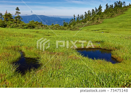 會津小嶽山脊線池丹和平岳 73475148
