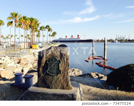 America west coast port scenery 73475524