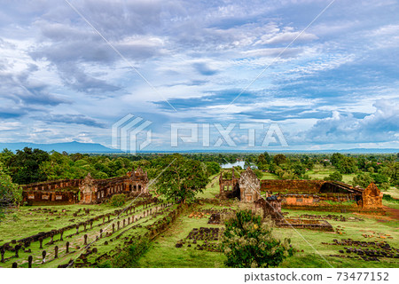 Vat Phou or Wat Phu is the UNESCO world heritage site in Champasak Province, Southern Laos. 73477152
