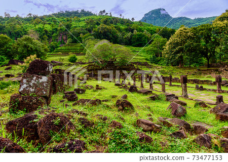 Vat Phou or Wat Phu is the UNESCO world heritage site in Champasak Province, Southern Laos. Vat Phou or Wat Phu is the UNESCO world heritage site in Champasak Province, Southern Laos. 73477153