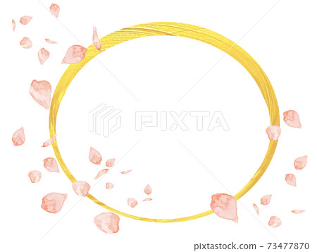 Moon cherry blossom frame watercolor cherry blossom moon gold leaf luxury logo night cherry blossom Japanese style spring cherry blossom viewing Taisho era New Year's card gold Moon cherry blossom frame watercolor cherry blossom moon gold leaf luxury logo night cherry blossom Japanese style spring cherry blossom viewing Taisho era New Year's card gold 73477870