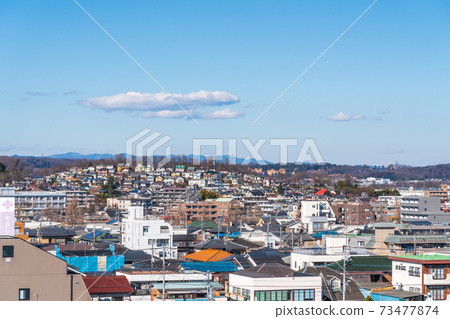 俯瞰山公園的住宅區 俯瞰山公園的住宅區 73477874