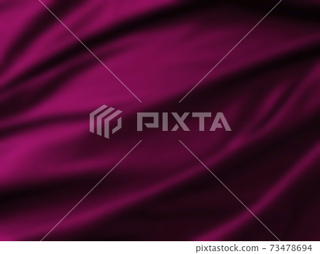 背景材料緋紅色緞布飄動的迷人影像還有其他顏色 73478694