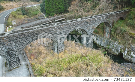 Aerial view of Meisei Iro No. 1 trunk line No. 1 bridge Aerial view of Meisei Iro No. 1 trunk line No. 1 bridge 73481127