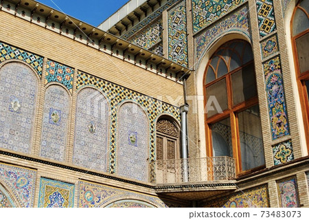 Golestan Palace, originally built in 16th-Century. UNESCO world heritage site. Tehran Iran 73483073