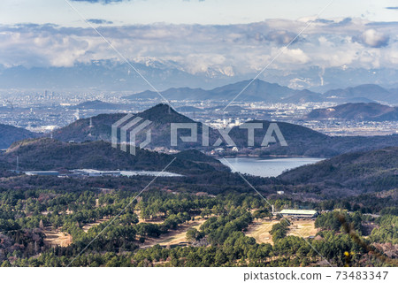 Scenery from Mirokusan, Kasugai City, towards Owarifuji Scenery from Mirokusan, Kasugai City, towards Owarifuji 73483347