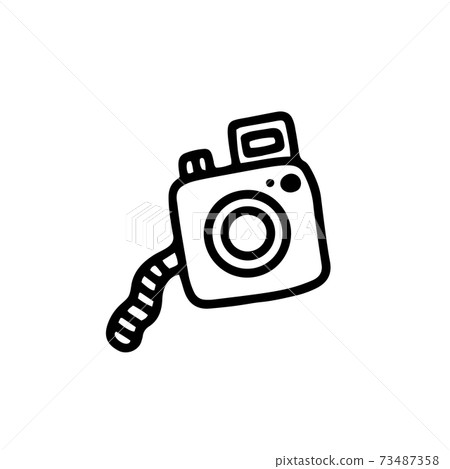 vintage camera isolated on white background 73487358