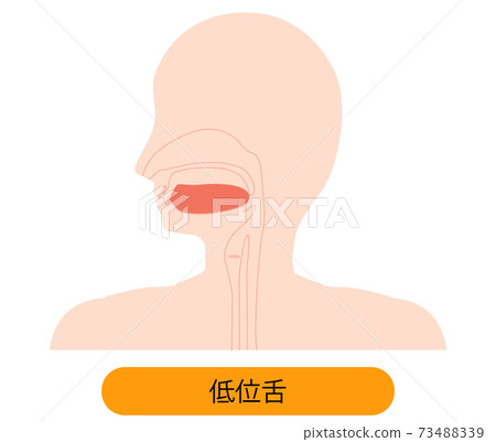 低舌的插圖 低舌的插圖 73488339