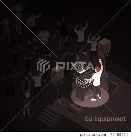 DJ Isometric Composition 73489954