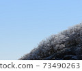 Mt. Gozaisho: Rime and blue sky 73490263