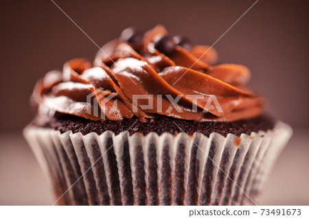 Colored Cupcake on Background. High quality photo. 73491673