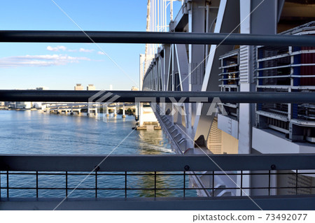 Rainbow Bridge View towards Odaiba Rainbow Bridge View towards Odaiba 73492077
