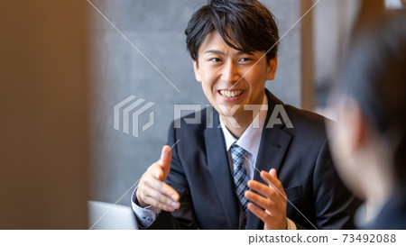 Genes meeting, business negotiation, consultation, meeting suit Genes meeting, business negotiation, consultation, meeting suit 73492088
