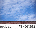 Red roof and blue sky 73495862
