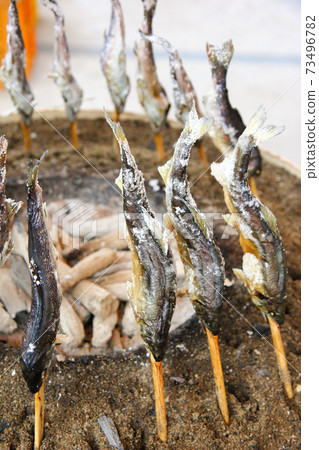 德島縣家井市的鹽烤A魚 德島縣家井市的鹽烤A魚 73496782