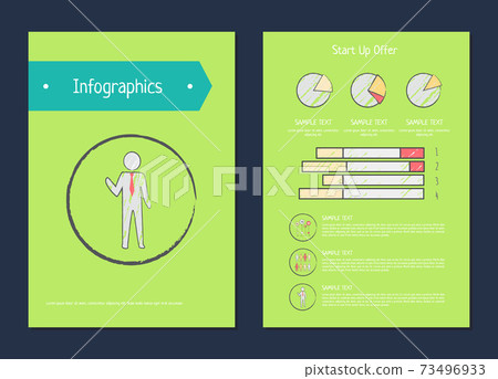 Infographics Start Up Offer Vector Illustration 73496933