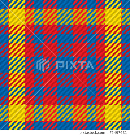 Seamless pattern of scottish tartan plaid. Repeatable background 73497681