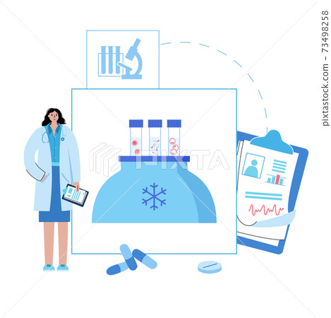 IVF freezing concept 73498258