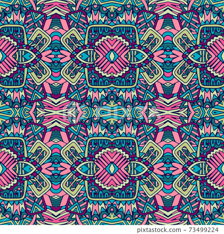 Vector seamless pattern african art batik...-插圖素材 [73499224] - PIXTA圖庫