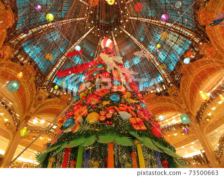 Galeries Lafayette in Paris, France 73500663