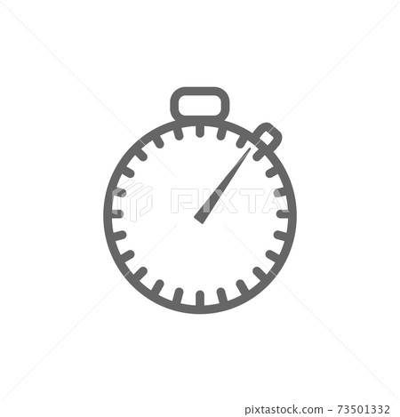 Stopwatch Flat Icon 73501332
