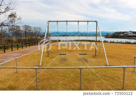 Kaga Onsen Sightseeing Spot Swing on Hakusan Stock Photo