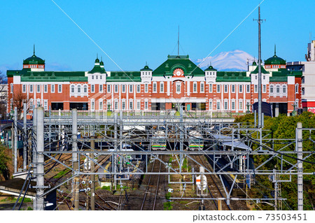 深谷站和淺間山 73503451