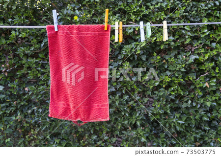 a red towel 73503775