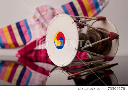 It contains the beauty of Hanbok and Janggu. 73504276