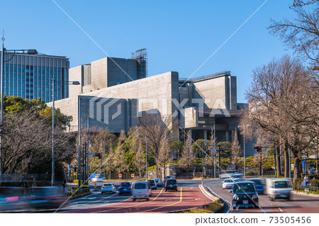 日本,內cityscape,“宮坂坂”,最高法院等東京城市景觀的視圖 日本,內cityscape,“宮坂坂”,最高法院等東京城市景觀的視圖 73505456